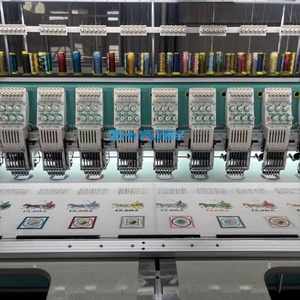 Machine à broder plate automatique ZHIYU informatisée à 48 têtes et 6 aiguilles, haute vitesse 1500 tr/min, avec dispositif de paillettes simples <span class=keywords><strong>OLH</strong></span> - Product Image 6