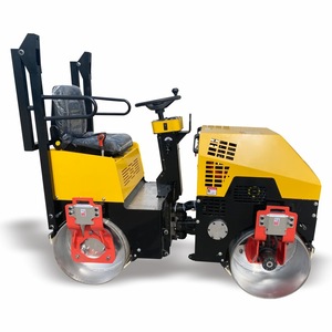 Rouleau Vibratoire à Double Tambour Jaune, Système Hydraulique Importé, Équipement de Construction Routière - Product Image 4