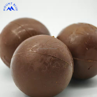 Prix d'usine Délicieux Chocolat chaud Chocolat au lait noir Motif boule Accepte la personnalisation Boule de chocolat solide pour les fêtes Bombe de chocolat