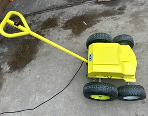 手动托盘车 电动不锈钢工具车 CE 认证 1000 公斤负载能力 易于移动 汽车拖车手推车 充气式 - Product Image 6