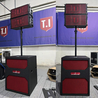 Speaker T.I Pro Audio Pro 110 & Pro 118P, sistem Speaker Line Array tunggal 10 "Audio Pro seluruh Set untuk penguatan suara yang kuat