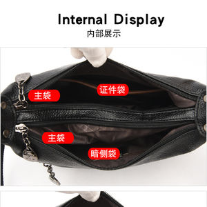 Sacs à main de marque pour femmes, sacs à main en cuir souple, sacs à bandoulière de luxe, sac fourre-tout - Product Image 6