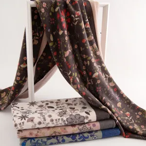 Wholesale Customized Private Label 190*65cm Cheap Printed Elegant Long Warm Scarf For Women