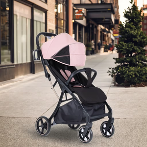 Cochecito de Bebé SHUANGXING SX-S5506C Dos en Uno, Portátil, Ligero, Plegable, Puede Usarse al Aire Libre y en Cafeterías, Color Rosa, de 0 a 3 Años - Product Image 3