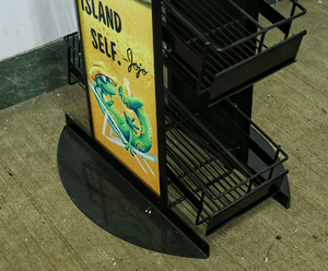 Soporte de <span class=keywords><strong>Metal</strong></span> para botellas, estante de exhibición para latas de bebidas, vino, supermercado, caja de almacenamiento de cerveza, botellas de Cola - Product Image 3