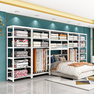 Expositor <span class=keywords><strong>de</strong></span> textiles para el hogar, superventas, estantería <span class=keywords><strong>de</strong></span> tamaño personalizado, expositor <span class=keywords><strong>de</strong></span> muestras <span class=keywords><strong>de</strong></span> ropa <span class=keywords><strong>de</strong></span> cama <span class=keywords><strong>y</strong></span> almohadas, estantería <span class=keywords><strong>de</strong></span> exhibición <span class=keywords><strong>de</strong></span> acero <span class=keywords><strong>y</strong></span> madera, estanterías <span class=keywords><strong>de</strong></span> pared para gimnasio - Product Image 2