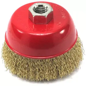 Crimped Cup Shape Brass Wire cup Brush for Rust Removal