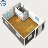 WinFair Luxe Plié Modulaire Préfabriqué Panneau Sandwich Mobile Simple Aile Extensible Conteneur Maison Malaisie Luxe