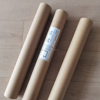 Emballage en tube de papier kraft écologique en gros A1 A2 A3 A4