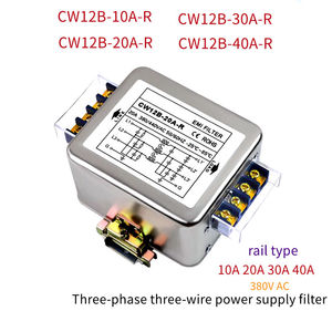 Filtre de puissance triphasé à trois fils CW12B-10A/20A/30A/40A-R 380V AC Type de borne de connexion CW12B-10A-R CW12B-30A-R - Product Image 3