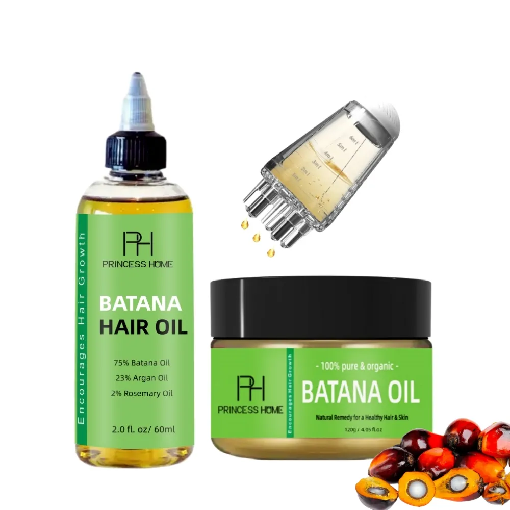 Organic Raw Batana Oil Bulk Anti Hair Loss Treatment Repair Damaged Hair Butter Batana Hair Butter Care 120g