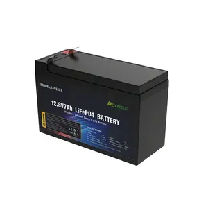 מארז סוללות ליתיום יון נטענת 12V 7Ah החלפת UPS עבור אספקת חשמל ללא הפרעות