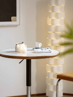 Table ronde réglable balcon mobile loisirs Table basse ensemble canapé Table d'appoint petite Table salon Table d'appoint en bois massif