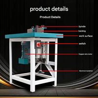 Fraiseuse verticale industrielle 220V 380V avec table de fraisage et fonctions de façonnage de précision pour le travail du bois