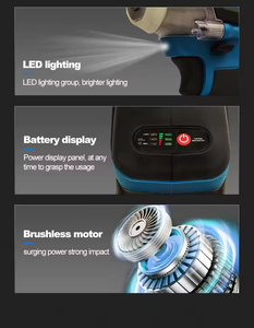Kit Combinato di Avvitatore Elettrico, Trapano Senza Fili e Avvitatore a Impulsi di Grado Industriale con Chiave Dinamometrica - Product Image 4