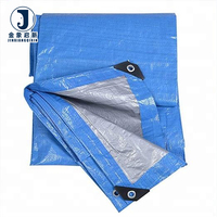 Bâche robuste en PEHD 9 et 12 pieds, bleue, imperméable, occultante, pour camion, style uni, pour tente