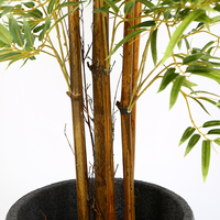 En gros arbre artificiel intérieur faux bambou feuille plante artificielle bambou arbre