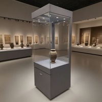 Vitrine d'exposition de reliques culturelles personnalisée avec écran tactile auto-éclairant en verre trempé intérieur OLED 55 pouces 1920x1080 Fabriqué en Chine