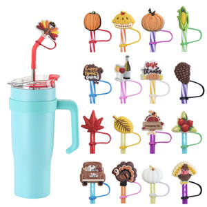 Toppers di paglia di Silicone 2023 <span class=keywords><strong>a</strong></span> forma di <span class=keywords><strong>tazza</strong></span> copri <span class=keywords><strong>punta</strong></span> di paglia per tazze di paglia da 8mm e 10mm - Product Image 4