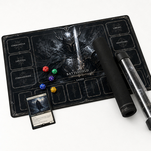 Tapis de jeu personnalisé en caoutchouc pour jeux de cartes TCG et jeux de société - Product Image 2
