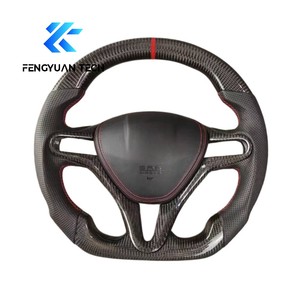 Volante da Corsa Personalizzato in Vera Fibra di Carbonio per <span class=keywords><strong>Honda</strong></span> <span class=keywords><strong>Civic</strong></span> 2007-2021 8a Generazione - Product Image 5