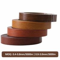 Bande de chant flexible en PVC pour placage de bois, idéale pour la cuisine, les armoires, les meubles, les tables et les bureaux