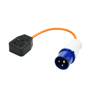 Adaptador ZNPON de 16 amperios a 13 amperios, enchufe CEE de 3 pines a enchufe británico, GX01E - Product Image 2