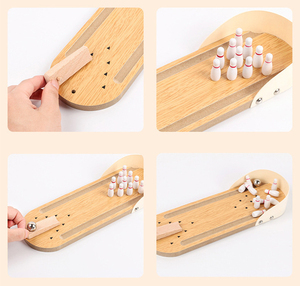 Premium 2024 VENTA CALIENTE DE ESCRITORIO DE MADERA <span class=keywords><strong>MINI</strong></span> BOLOS JUGUETES DE MADERA <span class=keywords><strong>MINI</strong></span> JUEGO DE MESA DE MADERA para NIÑOS y ADULTOS 2024 Gran <span class=keywords><strong>precio</strong></span> - Product Image 2