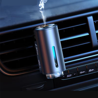 Vente en gros de désodorisant électrique portable et rechargeable USB pour voiture, diffuseur d'huiles essentielles en verre à pulvérisation automatique, diffuseur d'arômes d'aération