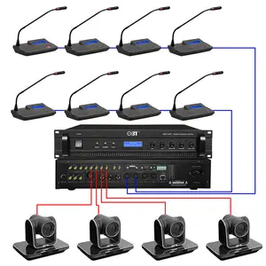 OBT-6000ASD麦克风扬声器视频会议系统会议主 (讨论 + 投票 + 视频) 会议麦克风