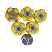 Traitement personnalisation mecanum roue robot rotacaster omni roues directionnelles pour chariot universel