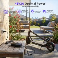 Chargeur de batterie lithium-ion certifié 42V 2A pour voiture électrique de drift, adaptateur d'alimentation intelligent avec indicateur d'état LED, sûr et conforme CE