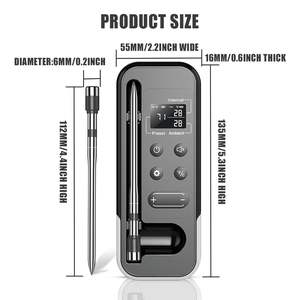 Termometro per Carne Wireless Antela con Display LCD Bluetooth, Controllo tramite App, Impermeabile IP67, Strumento da Cucina - Product Image 6