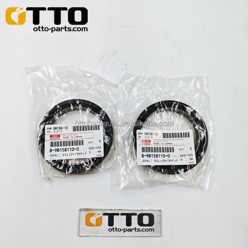 OTTO ZX130-3 экскаватор 4JJ1, переднее сальник коленчатого вала 8-98158110-0 8981581100 для дизельного двигателя Isuzu, запасные части