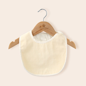 Baberos Portátiles Baratos en forma de U para niños pequeños de algodón de 4 capas absorbentes Sniffles Drips Drools Baberos para bebés - Product Image 4