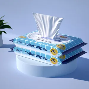 high quality biodegradable papier toilette moist tissue flushable toilet cleaning flushable toilet seat wipes