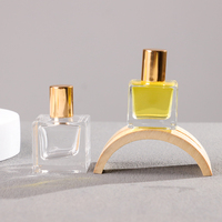 Botol gulung parfum kotak kustom, botol rol kaca, minyak esensial bening Mini, botol rol baja tahan karat, 5ml 15ml 30ml