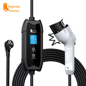 Cargador Portátil para Vehículos Eléctricos Feyree de 3.5kW, 85V-264V, Tipo 1 J1772, Nivel 2, Estación de Carga Doméstica de CA de 16A para Autos Estándar Americanos - Product Image 1