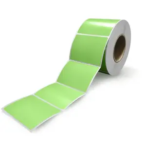 Custom thermal different size of Pre-print Labels or blank label from thermal Sticker Paper jumbo Rolls paper OEM factory