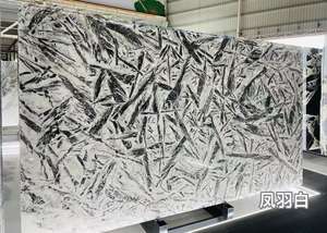 新しい到着モダンホワイト半透明大理石クリスタルバックライト付き壁パネルスラブタイルカスタム大壁フローリング素晴らしい白いスラブ - Product Image 2