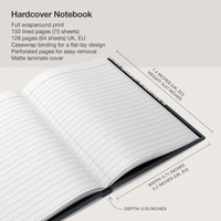 Conception d'impression personnalisée best-seller Journal personnalisé Carnets de notes de fantaisie uniques à couverture rigide Journaux quotidiens Bloc-notes