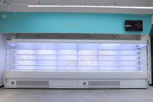 Hucheng Vitrina Refrigerada ตู้เย็นตู้เย็นจอแสดงผลตู้เย็นRefrigerador Frezzerตู้เย็นเชิงพาณิชย์Commercial Sourceโรงงาน