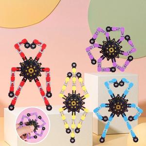 CHENXI Juguetes Transformables Fidget Spinners para Niños, Juguetes Sensoriales Antiestrés, Giroscopios de Dedo, Regalos Novedosos para Fiestas - Product Image 1