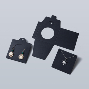 Etiquetas Colgantes de Papel Perforado de Alta Calidad, Etiquetas Plegables <span class=keywords><strong>para</strong></span> <span class=keywords><strong>Collares</strong></span>, Etiquetas <span class=keywords><strong>para</strong></span> Exhibición de Joyería, Pendientes y Pulseras - Product Image 3