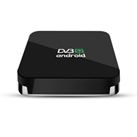 Récepteur de télévision par satellite hybride 4K HD ott Boîtier de télévision Android intelligent 4K Android et DVB S2