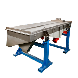 Tuyến tính 2-Tier quặng rung màn hình máy với bánh răng và mang hiệu quả cao thép không gỉ rectilinear sàng - Product Image 2