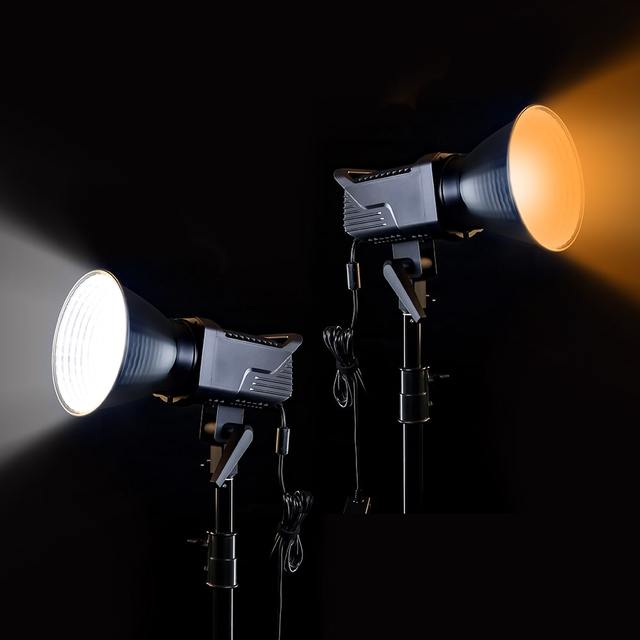 LUXCEO SL100D NEW Portable Led Spotlighting 100W Professional Photo and Video Led Light Kit Bi-colors Photography Studio Light