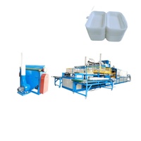 Machine à mousse PS écologique pour conteneurs alimentaires boîtes à déjeuner plateaux à viande absorbants