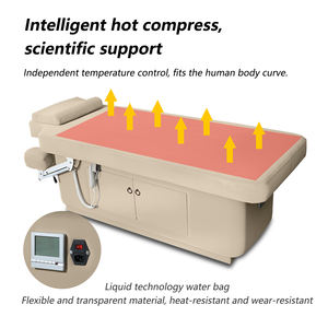 JUESHI Cama de masaje de belleza eléctrica de 2 motores con látex para levantamiento y terapia facial - Product Image 3