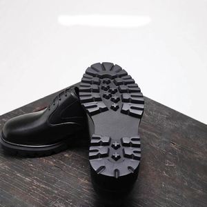 High Quality Genuine Leather Square <b>Toe</b> Lace-Up Autumn Men's Social Dance Shoes - Product Image 5